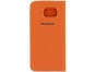 Originální pouzdro Wallet EF-WG925BOEGWW pro Samsung Galaxy S6 Edge  oranžová